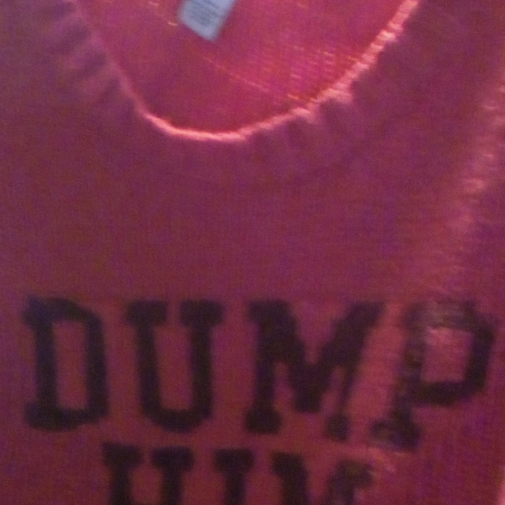 Pink Sweater with Bold Text